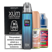 Oxva Xlim Pro Pod Vape Kit in Black Carbon – premium pod device with free Xlim V3 Replacement Pods & 2 Nic Salts of you choice